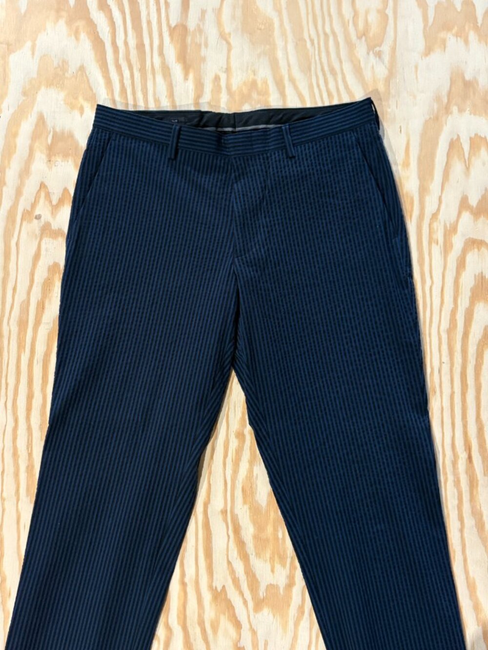 J.Crew Ludlow Slim Navy Seersucker Pants | Mens | 32Wx34L